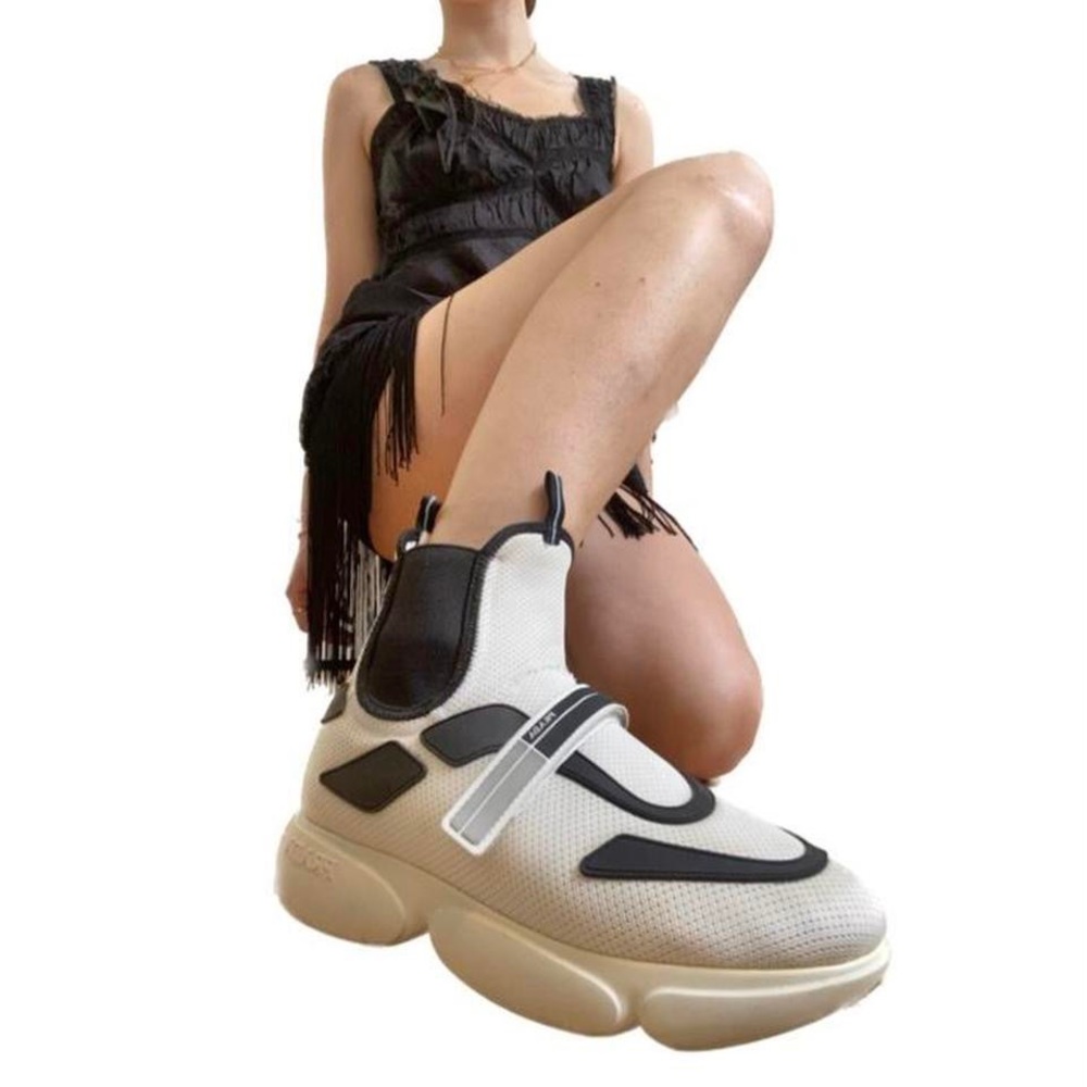 prada cloudbust hightop sneakers